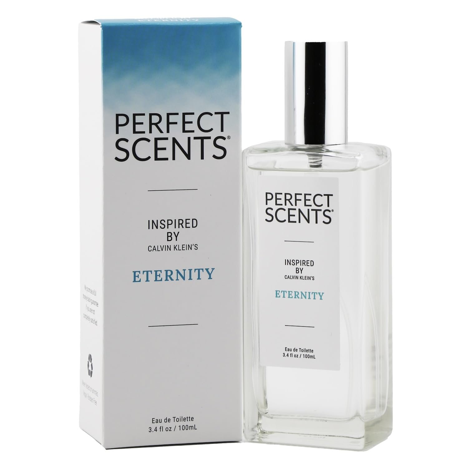 Perfect Scents Fragrances, Inspired by Calvin Klein’s Eternity, Women’s Eau de Toilette, CLEAN, Vegan, Paraben-Free, Phthalate-Free, Never Tested on Animals, 3.4 Fluid Ounces