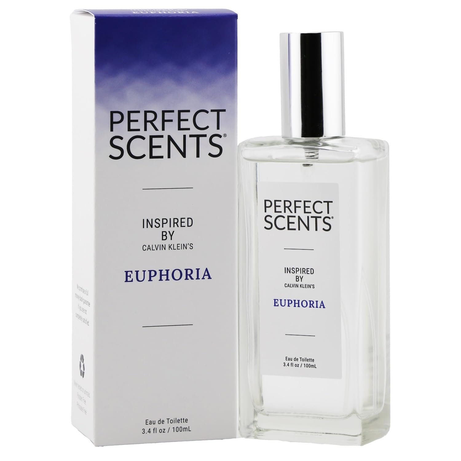Perfect Scents Fragrances, Inspired by Calvin Klein’s Euphoria, Women’s Eau de Toilette, CLEAN, Vegan, Paraben-Free, Phthalate-Free, Never Tested on Animals, 3.4 Fluid Ounces