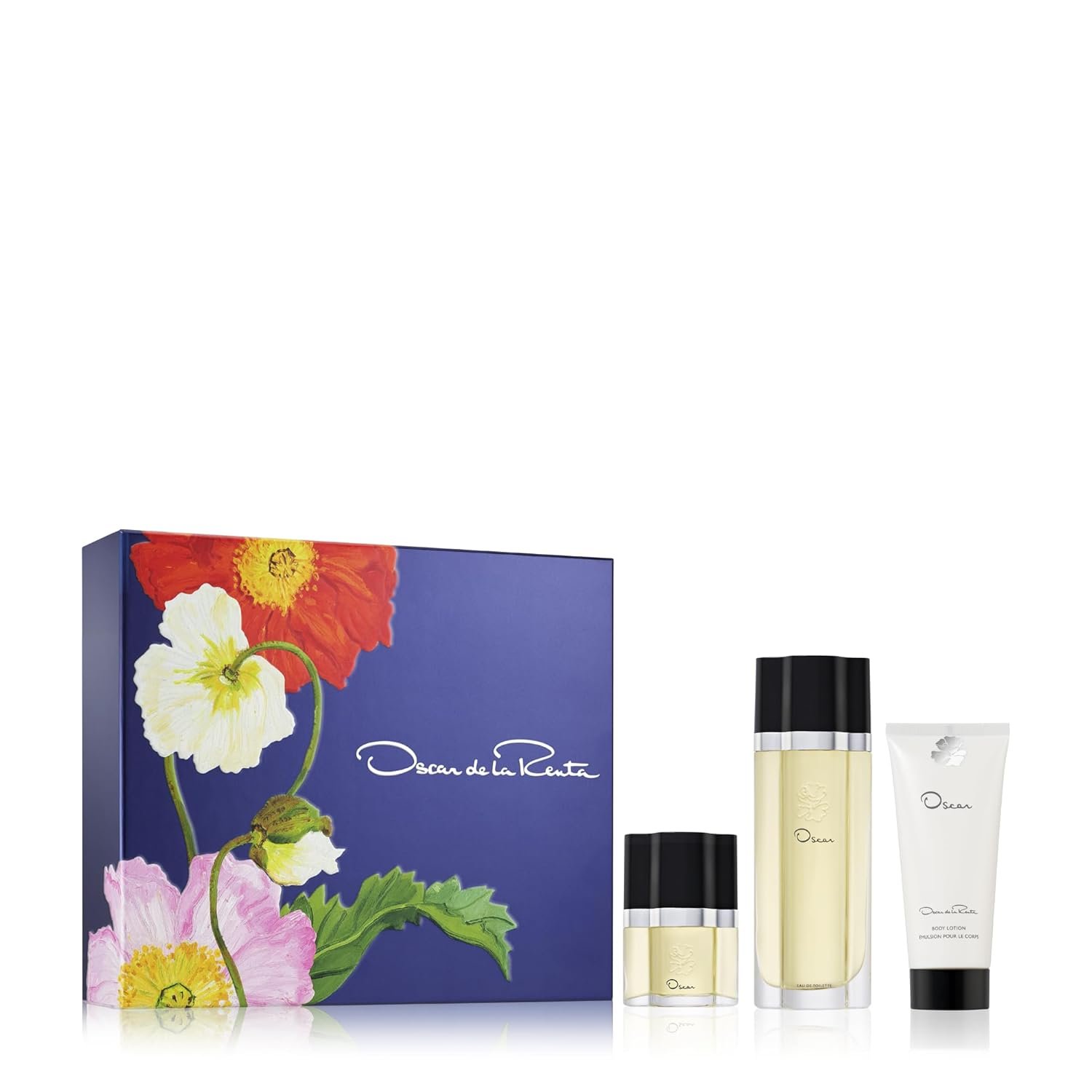 Oscar de la Renta Signature Collection Eau de Toilette 3 Piece Gift Set for Women - Perfume Spray 3.4 Fl. Oz, & 1.0 Fl. Oz., and Body Lotion 3.4 Fl. Oz.