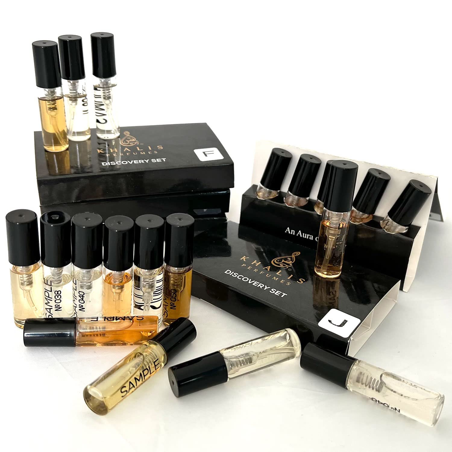 Maison d'Orient Women's Perfume Sampler Lot x 20 Sample Vials - Designer Fragrance Samples from the House of KHALIS Fragrances Dubai